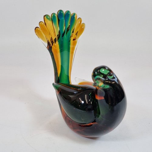 Vintage murano art glass - vintage, bird