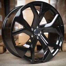 23" rs q8 Black  alloy wheels for new audi q7/sq7/q8/sq8/e tron