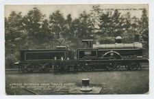 The Express Passenger Engine Charles Dickens Vintage Steam Train Postcard S20