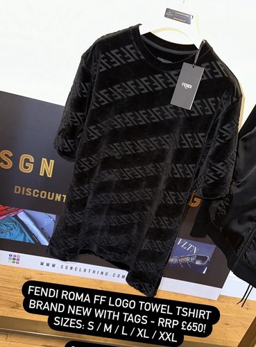 Fendi roma logo towel - roma, ff