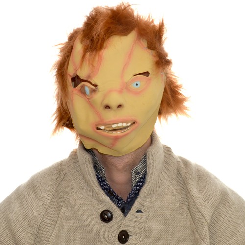 Latex chucky mask - chucky, full