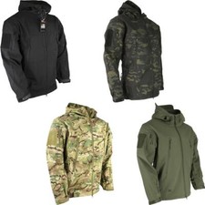 Kombat UK Mens Patroit Army Military Camouflage Soft Shell Zip Jacket S - XXXL