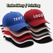 Custom Embroidered Cotton Baseball Cap | Adjustable Logo Dad Hat