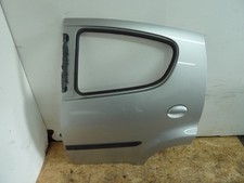 09-12 PEUGEOT 107 URBAN 5DR NEARSIDE LEFT PASSENGER REAR DOOR SILVER KTB *BARE*