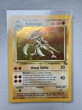 Pokemon Card WOTC TCG 1999 Kabutops 9/62 Original Holo Rare Fossil Set