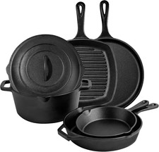 Piece pre seasoned cast iron - 6, pre-seasoned