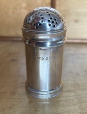 Solid silver pepper pot - solid,