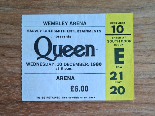 Queen vintage concert - vintage,