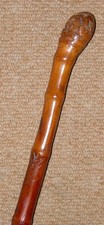 Antique Gadget Concealed Oriental Chinese Bamboo Fishing Rod Walking Stick Cane