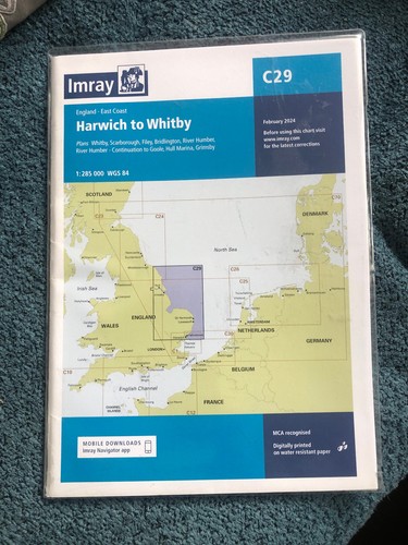Imray c29 chart - harwich, to