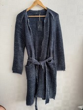 ZARA Navy Blue metallic Knit