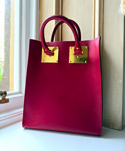 Sophie hulme burgundy leather - hulme,