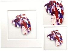 Baby foot acylic mounted 3d