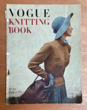 Vogue Knitting Book No.35 - Vintage 1940s - Designer Knitwear Patterns