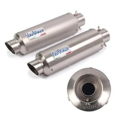 Universal Motorcycle Real LeoVince E-Mark Slip On Exhaust Pipe Muffler Escape mo