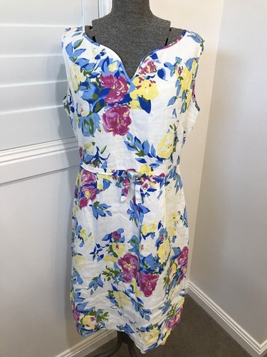 Euc laura ashley 100 linen - ashley,