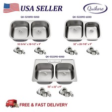 Quikore Curved Double Bowl