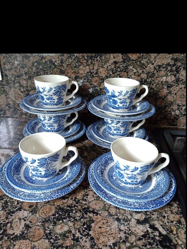 Willow pattern trios - pattern,