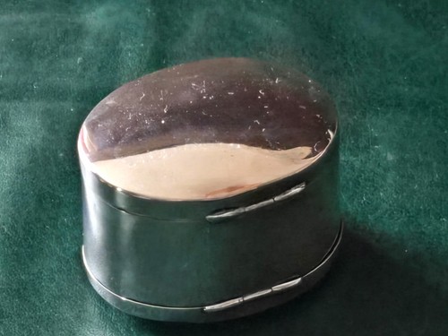 Solid silver twin pill - , box
