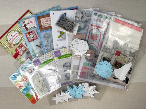 Christmas card making - card,