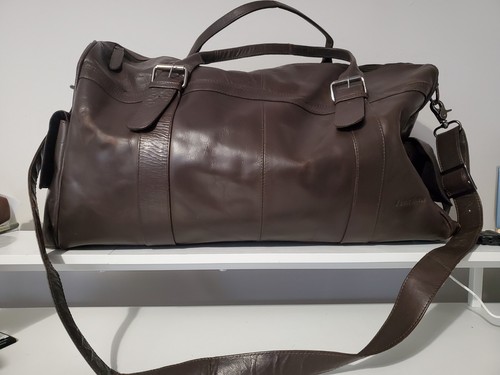 Feynsinn leather holdall - leather, brown