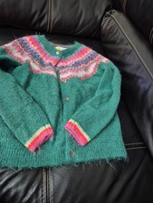 Mini Boden Fair Isle Cardigan for 6-7 Year Olds