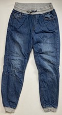 Polarn O. Pyret jeans, 140, 9-10 years, elastic waist, new. washed once, unworn.