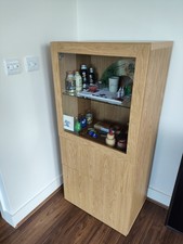 Two Ikea Best Living Room Cabinets Oak Veneer Effect Excellent Condition