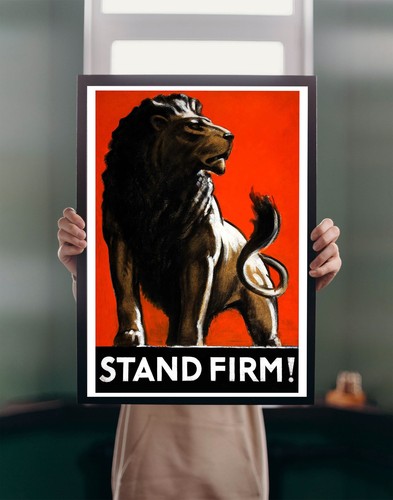 Stand firm 1939 ww2 poster - 1939,