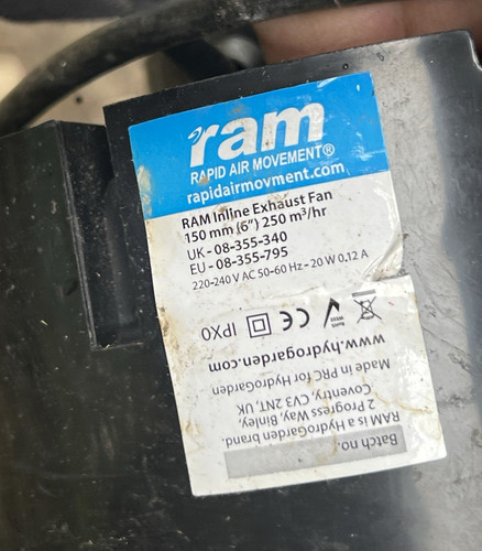 Ram inline exhaust - ram, duct