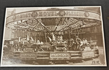 VINTAGE PHOTOGRAPH ALBUM CAROUSEL FUNFAIR BIOSCOPE WHITE BROTHER ROWLANDS