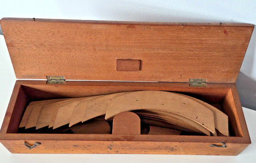 Antique wooden railway curves - antique,