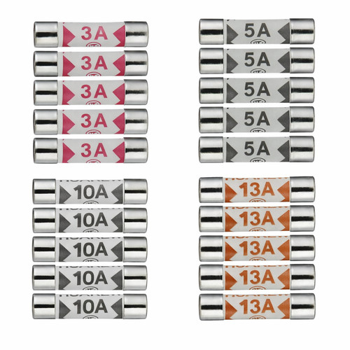 Assorted 10a 13a plug - 5a,