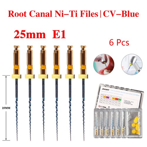 6pcs pack dental endo rotary - 6pcs/pack,