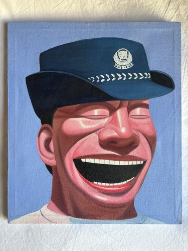 Yue minjun style painting - style,