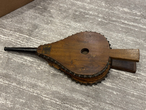 Antique carved wooden - antique, studded