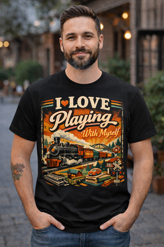 Funny train lover shirt - train,