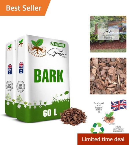 Versatile 120l bark chippings - 120l,