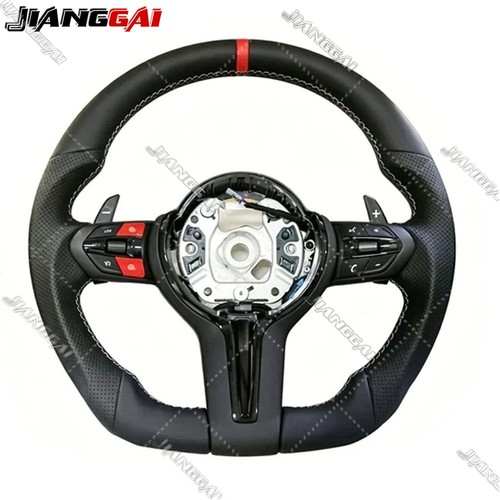 Custom leather flat steering - custom,
