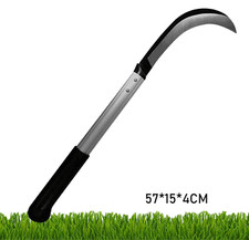 57cm Hand Held Heavy Duty Garden Scythe Sickle Weed, Nettle Bramble Bush Wacker