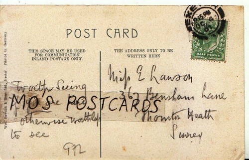 Genealogy postcard lawson - -,