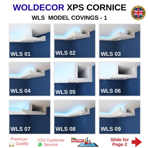 Coving cornice moulding led - cornice,