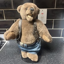 Franklin Mint Heirloom Harley Davidson Teddy Bear “Tiny” Missing SomeAccessories