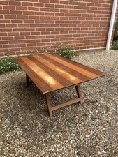 Mid Century Metamorphic Coffee/ Dining Table Danish? Two Tone Wood.