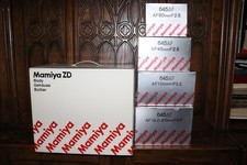 Mamiya ZD camera, four 645AF