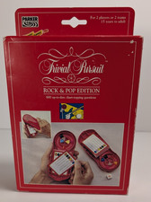 Parker Travel Games Trivial Pursuit Rock & Pop Edition 1995 UK Free P+P Boxed