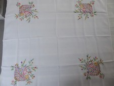 Vintage Cream Linen Hand