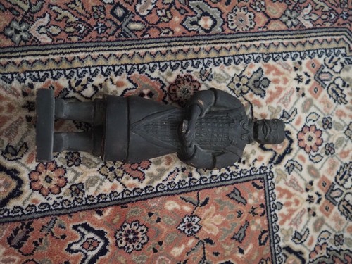 Vintage terracotta warrior - terracotta,