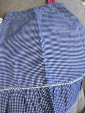 2 x blue Gingham Girls Summer