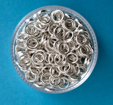 6mm silver plated round